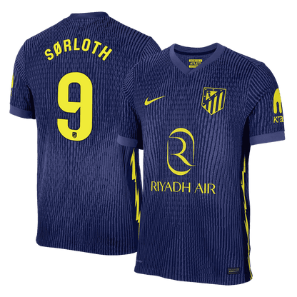 Atletico Madrid Player Version Trikot Auswärts 2025/26 SØRLOTH #9 Slim Fit