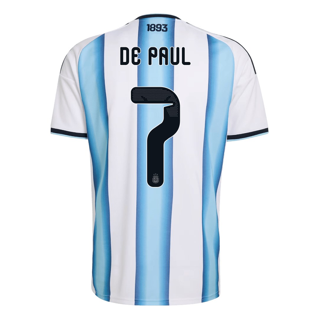 Maglia Argentina Coppa del Mondo Home 2026 DE PAUL #7 [PREMIUM]