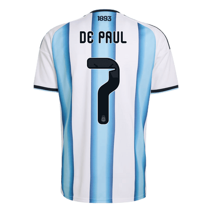 Maglia Argentina Coppa del Mondo Home 2026 DE PAUL #7 [PREMIUM]