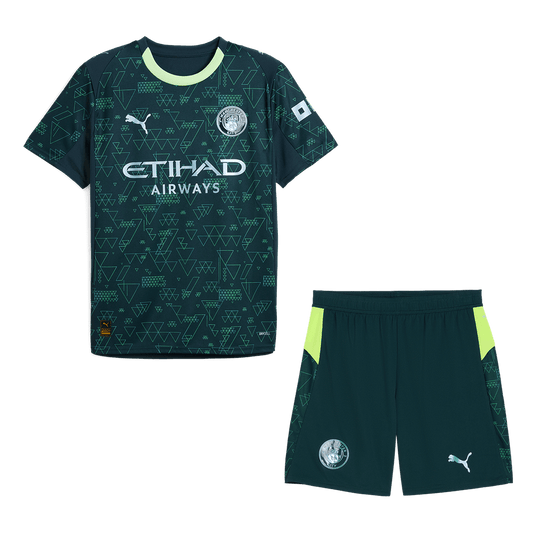 Manchester City Trikot Set Viertes Auswärts 2025/26