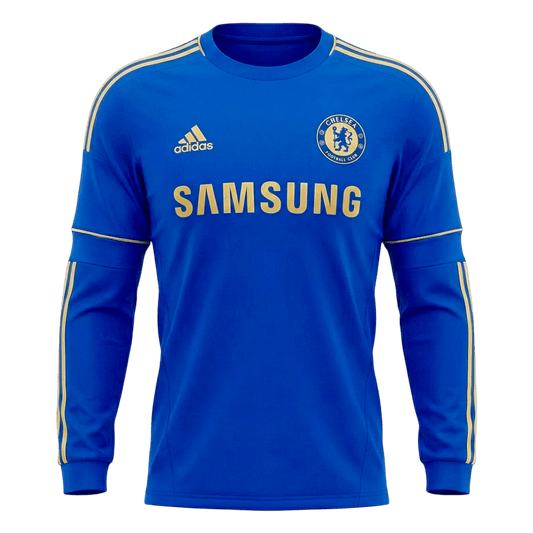 Chelsea Retro Langarm Trikot Heim 2012/13