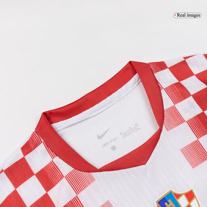 Maillot Coupe du Monde Croatie Version Joueur Domicile 2026 MODRIĆ #10 Coupe Ajustée
