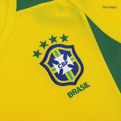 Brasile Maglia Retro Home 2002/03 CAFU #2