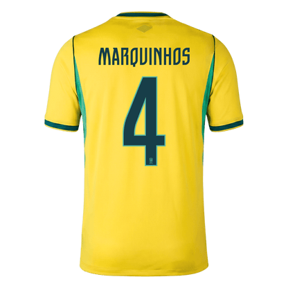 Maglia Brasile Coppa del Mondo Casa 2026 MARQUINHOS #4