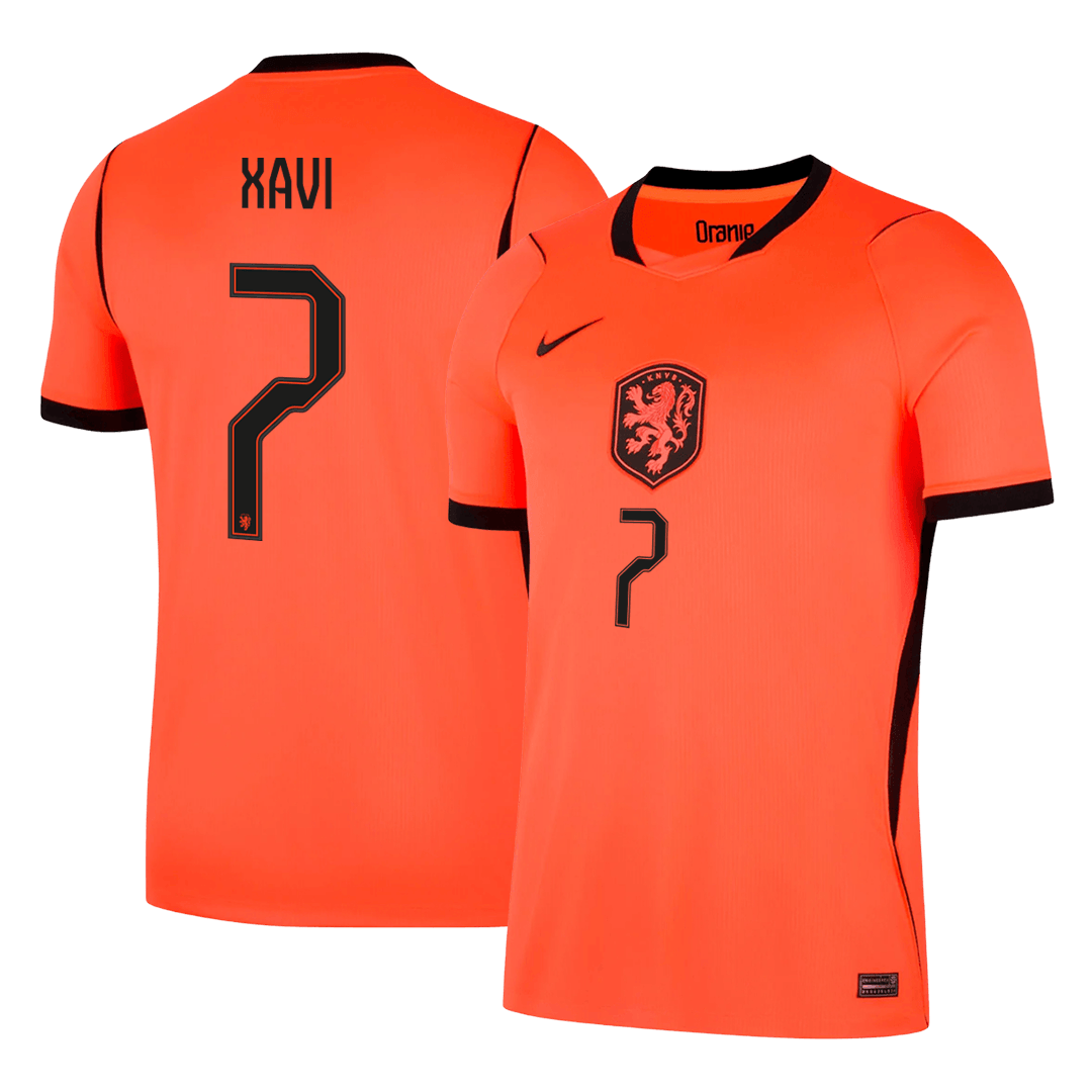 Maillot Domicile Coupe du Monde Pays-Bas 2026 XAVI #7