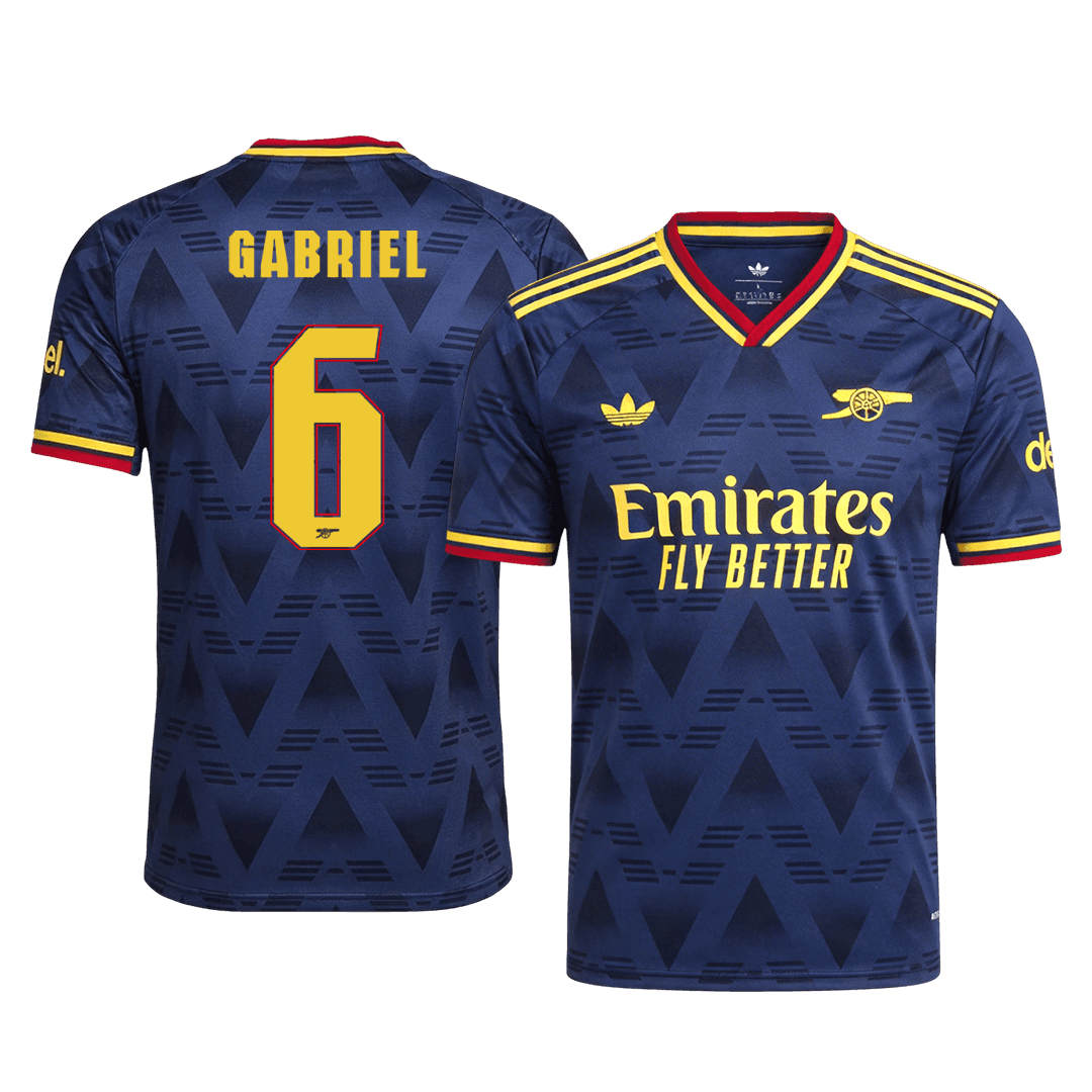 Arsenal Auswärtstrikot 2026/27 – GABRIEL #6 – UCL (Spielerversion)