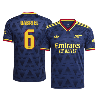 Arsenal Auswärtstrikot 2026/27 – GABRIEL #6 – UCL (Spielerversion)