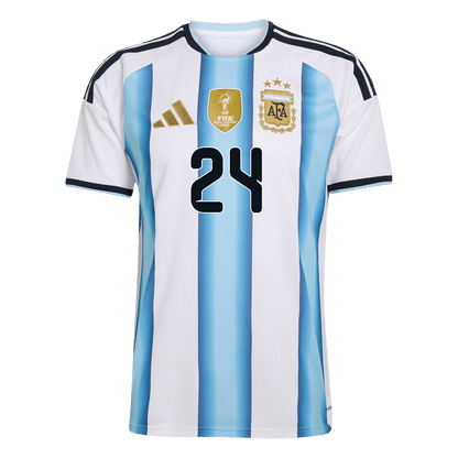 Argentina World Cup Trikot Heim 2026 E. FERNÁNDEZ #24 [PREMIUM]