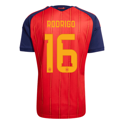 [Champion Edition] Spanien Heimtrikot WM 2026 – RODRIGO #16 (Spielerversion)