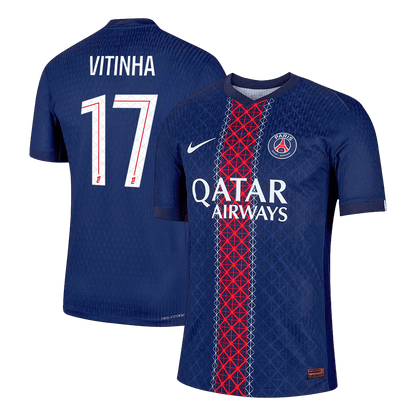 Maglia PSG Player Version Home 2025/26 VITINHA #17 Slim Fit