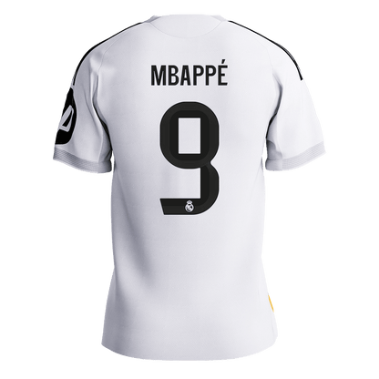 Maillot Domicile Les Blancos Version Joueur 2025/26 MBAPPÉ #9 Coupe Ajustée [PREMIUM]