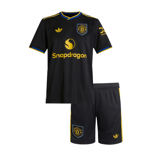 ManU Kinder Trikot Set Drittes Auswärts 2025/26