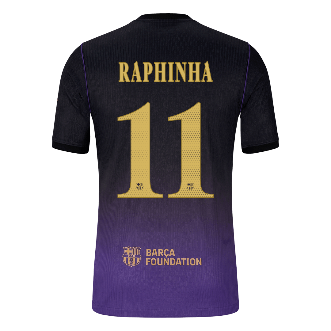 Barcelona Auswärtstrikot 2026/27 – RAPHINHA #11 – UCL (Spielerversion)