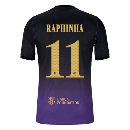 Barcelona Auswärtstrikot 2026/27 – RAPHINHA #11 – UCL (Spielerversion)