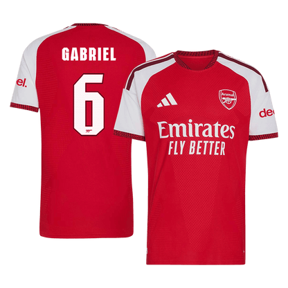 Arsenal Heimtrikot 2026/27 – GABRIEL #6 – UCL (Spielerversion)
