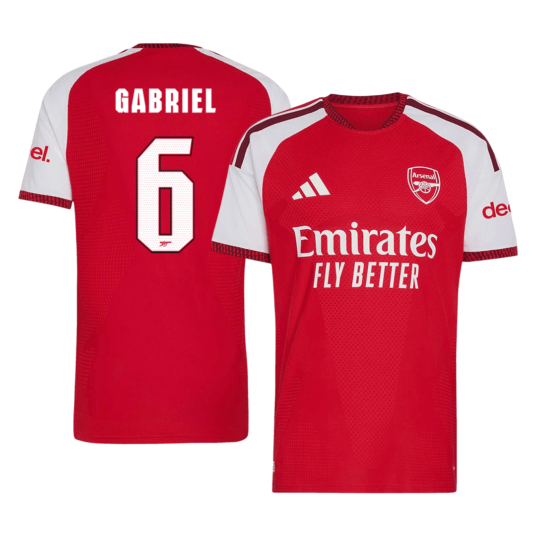 Arsenal Heimtrikot 2026/27 – GABRIEL #6 – UCL (Spielerversion)