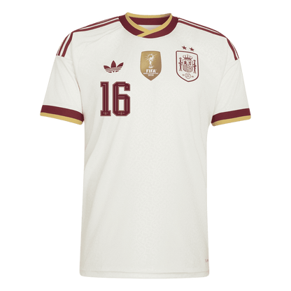 [Champion Edition] Spanien Auswärtstrikot WM 2026 – RODRIGO #16
