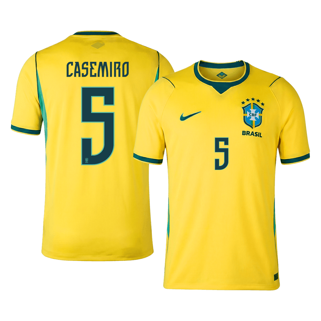 Brasile Maglia Mondiali Home 2026 CASEMIRO #5