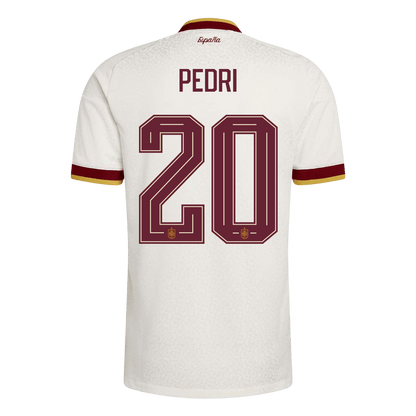 Spain World Cup Player Version Trikot Auswärts 2026 PEDRI #20 Slim Fit