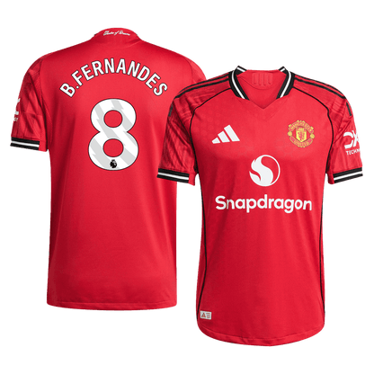 Maglia ManU Player Version Home 2025/26 B.FERNANDES #8 Slim Fit