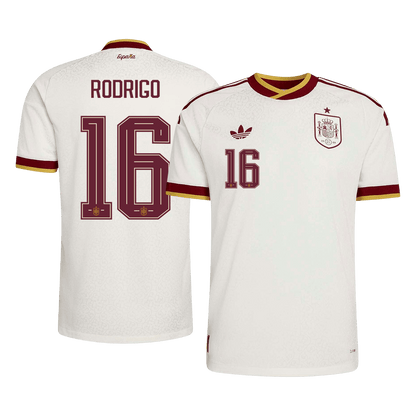Spain World Cup Player Version Trikot Auswärts 2026 RODRIGO #16 Slim Fit