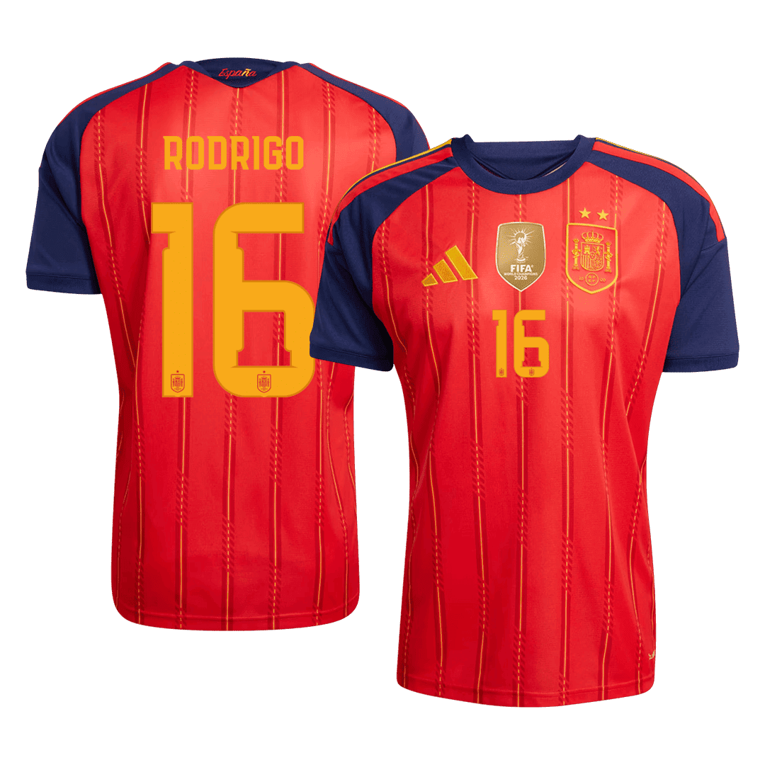 [Champion Edition] Spanien Heimtrikot WM 2026 – RODRIGO #16