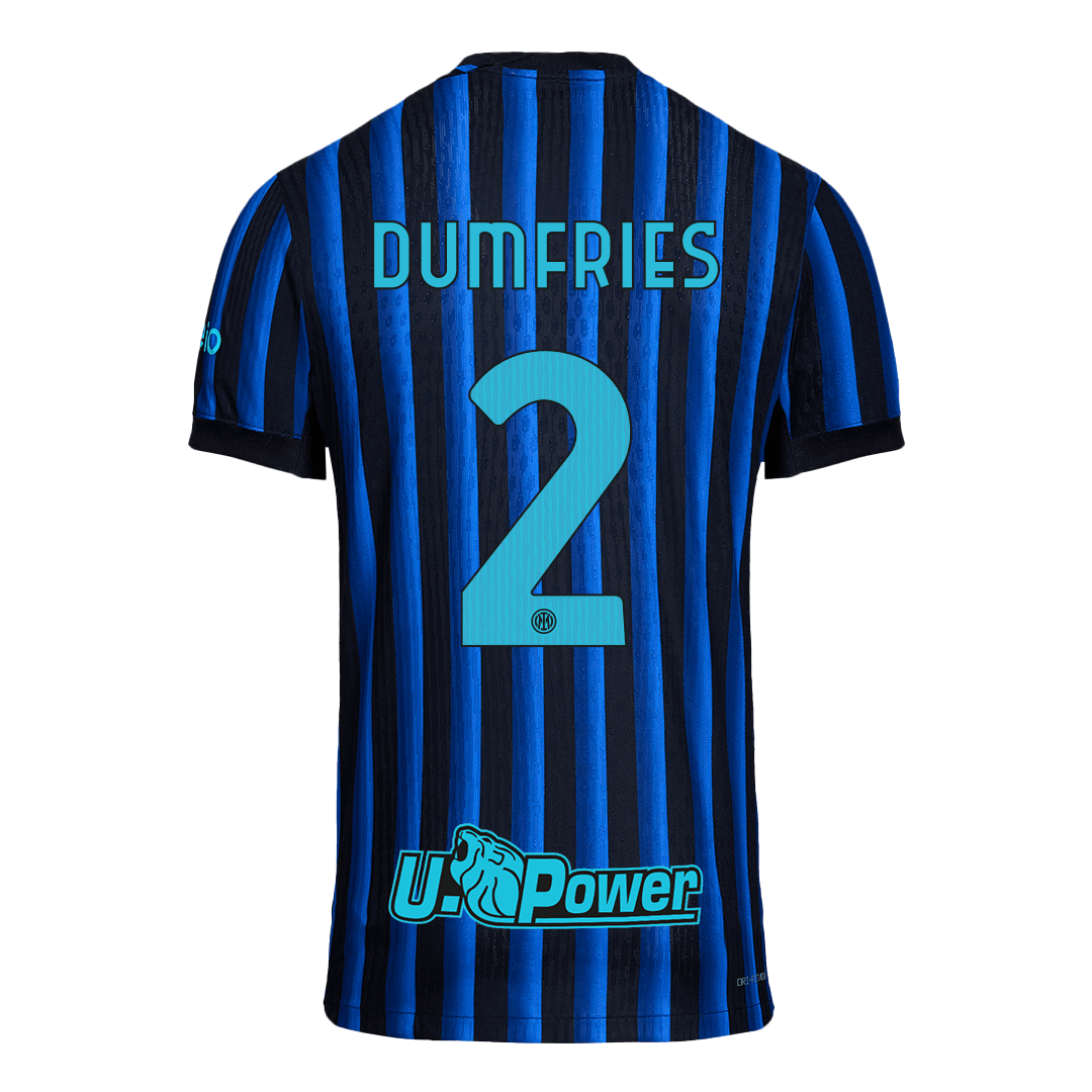 Inter Milan Maglia Versione Giocatore Home 2025/26 DUMFRIES #2 Slim Fit