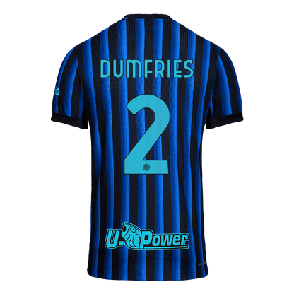 Inter Milan Maglia Versione Giocatore Home 2025/26 DUMFRIES #2 Slim Fit