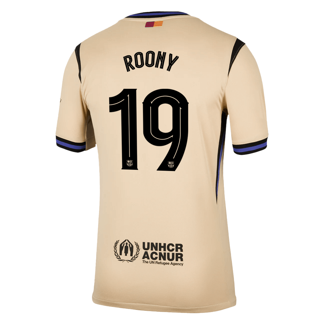 Barcellona Maglia Trasferta 2025/26 UCL ROONY #19