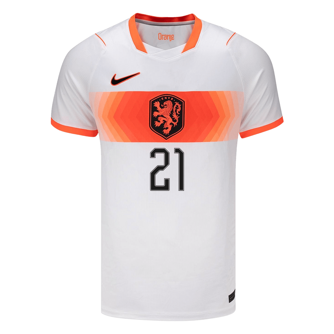 Netherlands World Cup Trikot Auswärts 2026 F.DE JONG #21