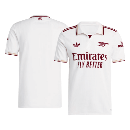 Maglia Arsenal versione giocatore terza divisa trasferta 2025/26 Slim Fit