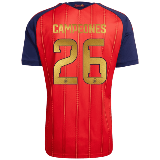 Spanien Heimtrikot WM 2026 – CAMPEONES #26