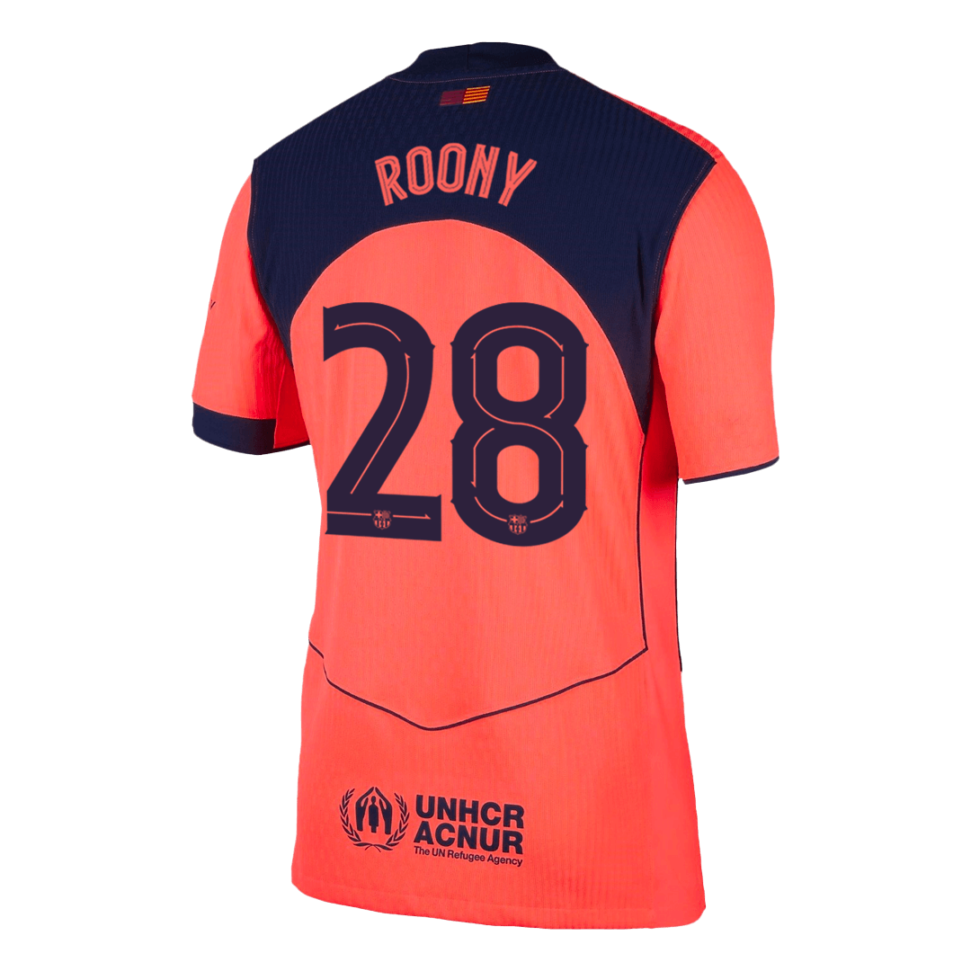 Barcelona Player Version Trikot Drittes Auswärts 2025/26 ROONY #28 Slim Fit