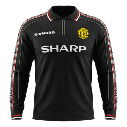 ManU Retro Langarm Trikot Auswärts 1998