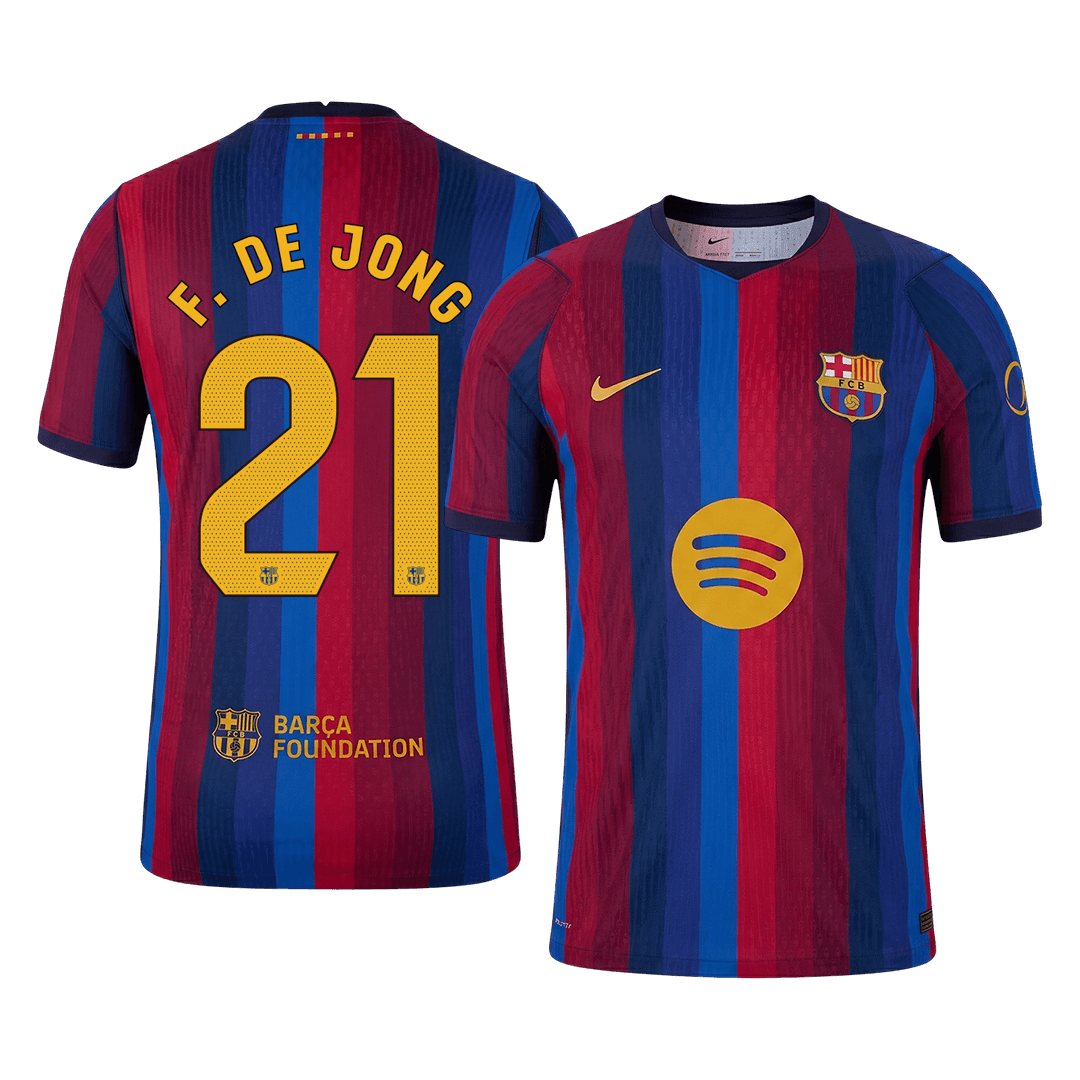 Barcelona Heimtrikot 2026/27 – F. DE JONG #21 (Spielerversion)