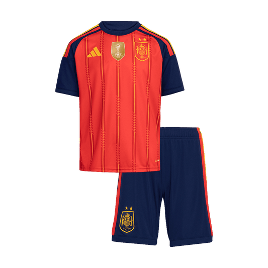 [Champion Edition] Spanien Heimtrikot-Set Kinder WM 2026