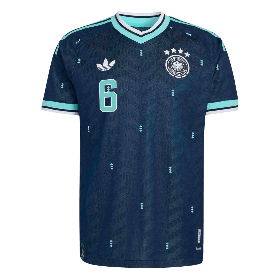Maglia Germania Coppa del Mondo versione giocatore Trasferta 2026 KIMMIC #6 Slim Fit