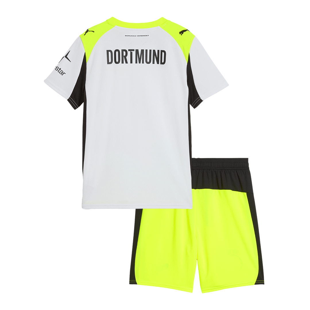 Borussia Dortmund Kinder Trikot Set Auswärts 2025/26 – Bild 14
