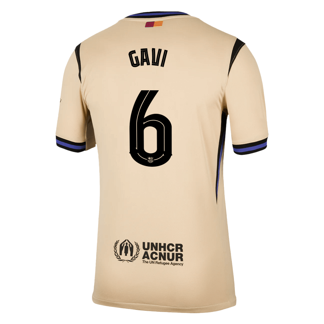 Maglia Barcellona Trasferta 2025/26 UCL GAVI #6