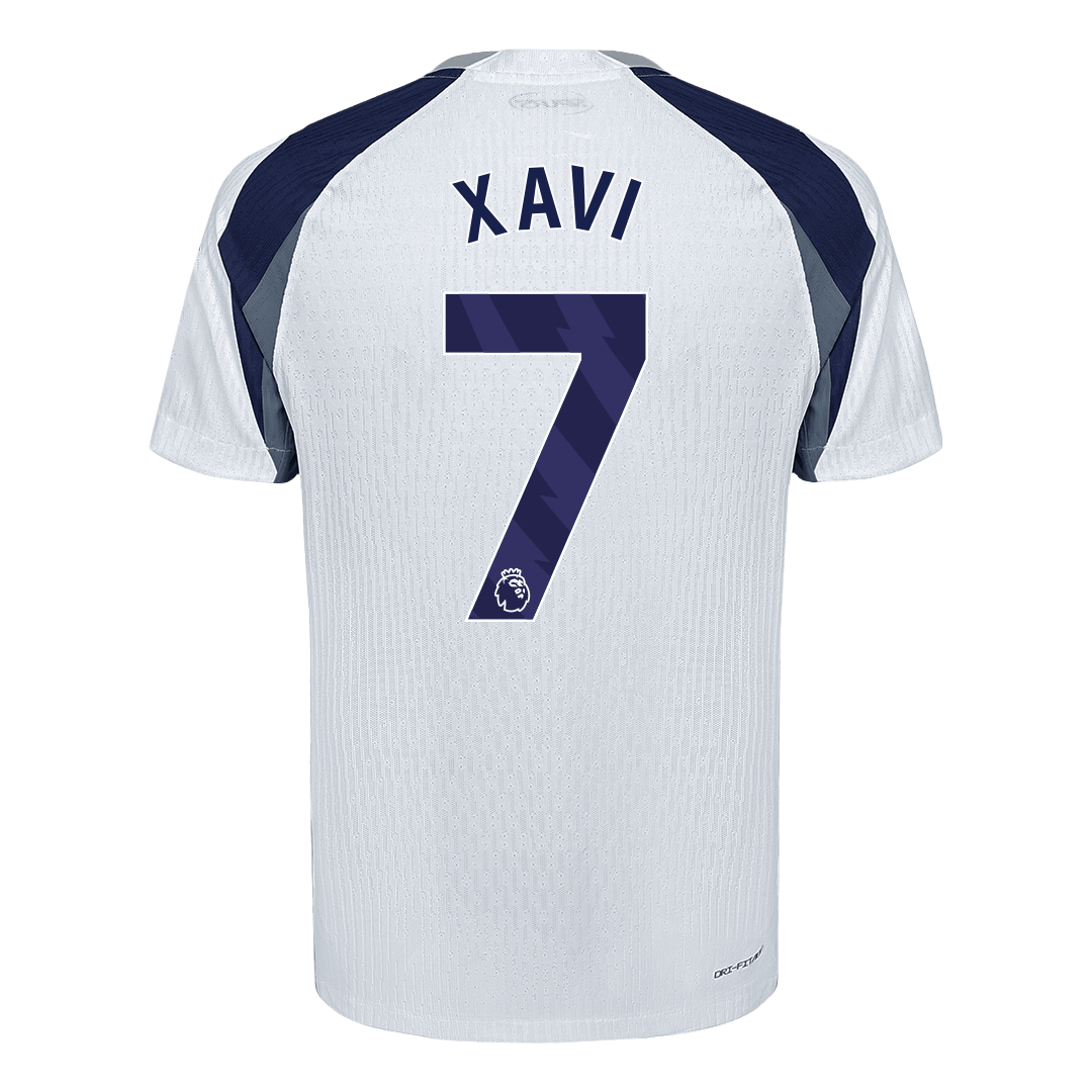 Maillot Tottenham Hotspur Version Joueur Domicile 2025/26 XAVI #7 Coupe Ajustée