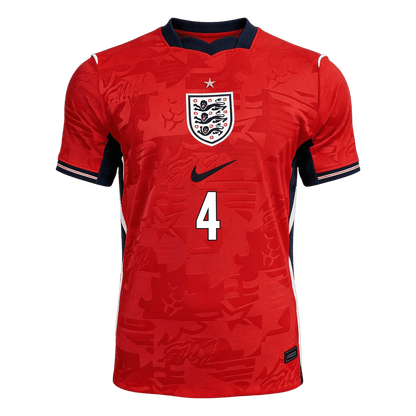 England World Cup Player Version Trikot Auswärts 2026 RICE #4 Slim Fit