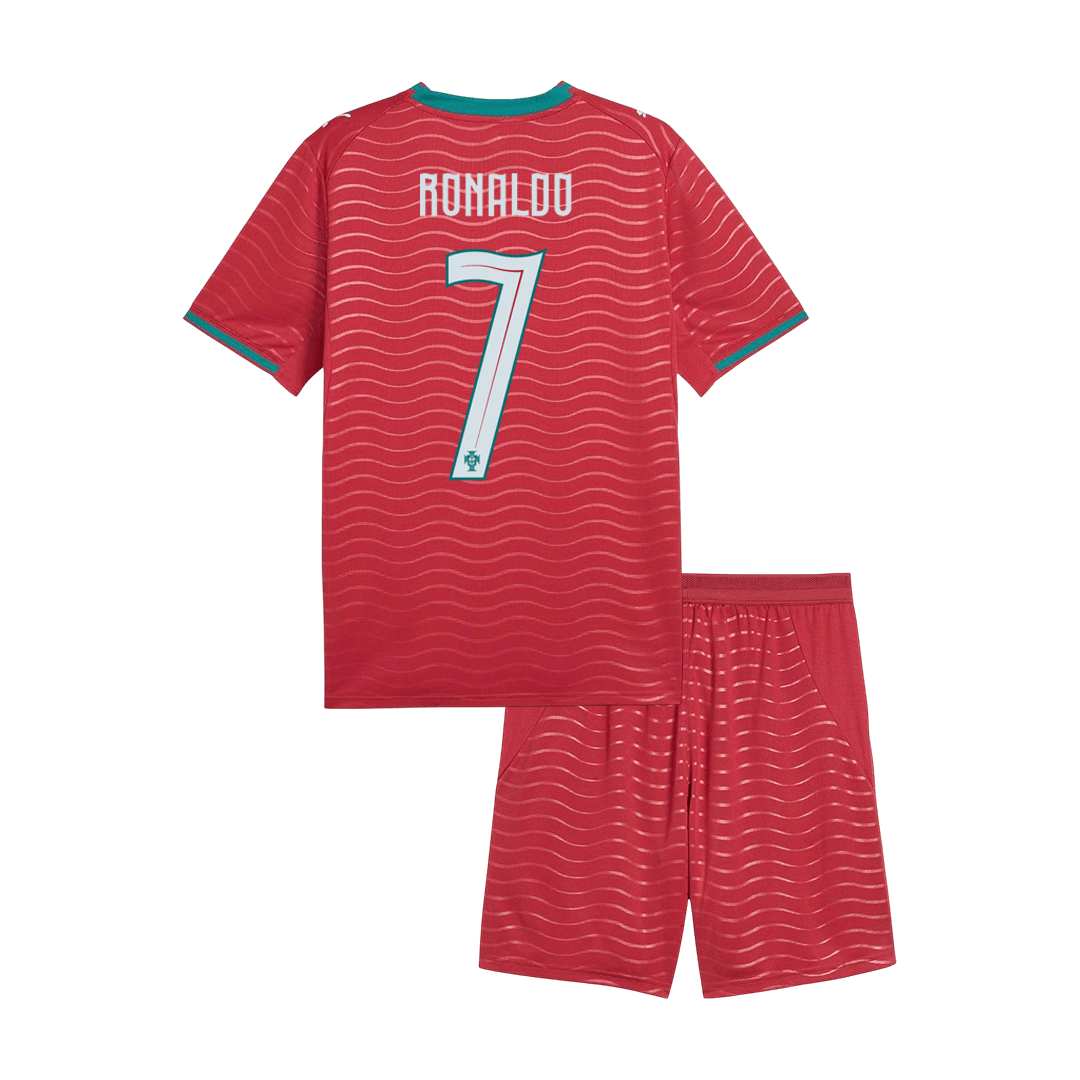 Portugal World Cup Kinder Trikot Set Heim 2026 RONALDO #7 [PREMIUM]