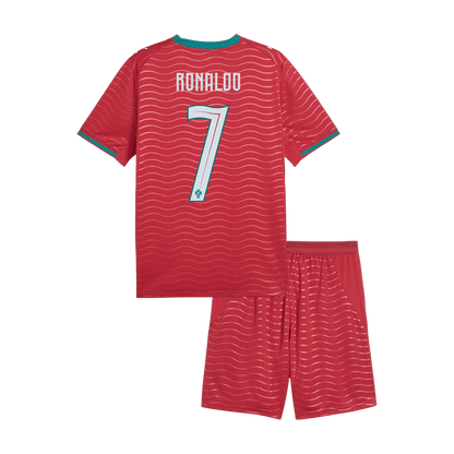 Portugal World Cup Kinder Trikot Set Heim 2026 RONALDO #7 [PREMIUM]