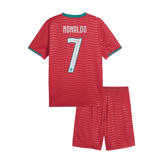 Portugal World Cup Kinder Trikot Set Heim 2026 RONALDO #7 [PREMIUM]