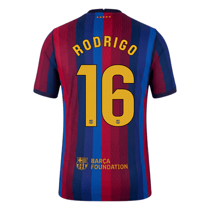 Barcelona Heimtrikot 2026/27 – RODRIGO #16 (Spielerversion)