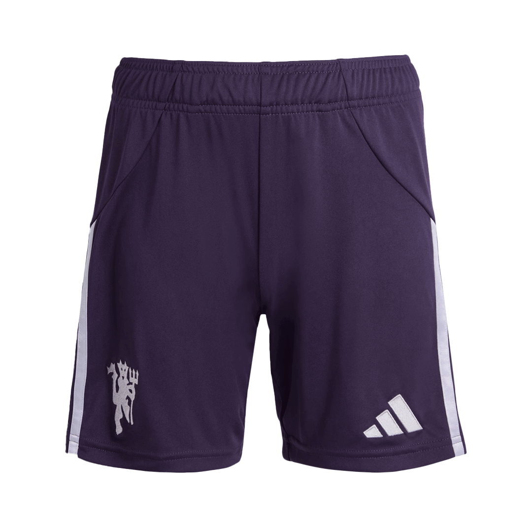 Pantaloncini da calcio ManU da trasferta 2025/26