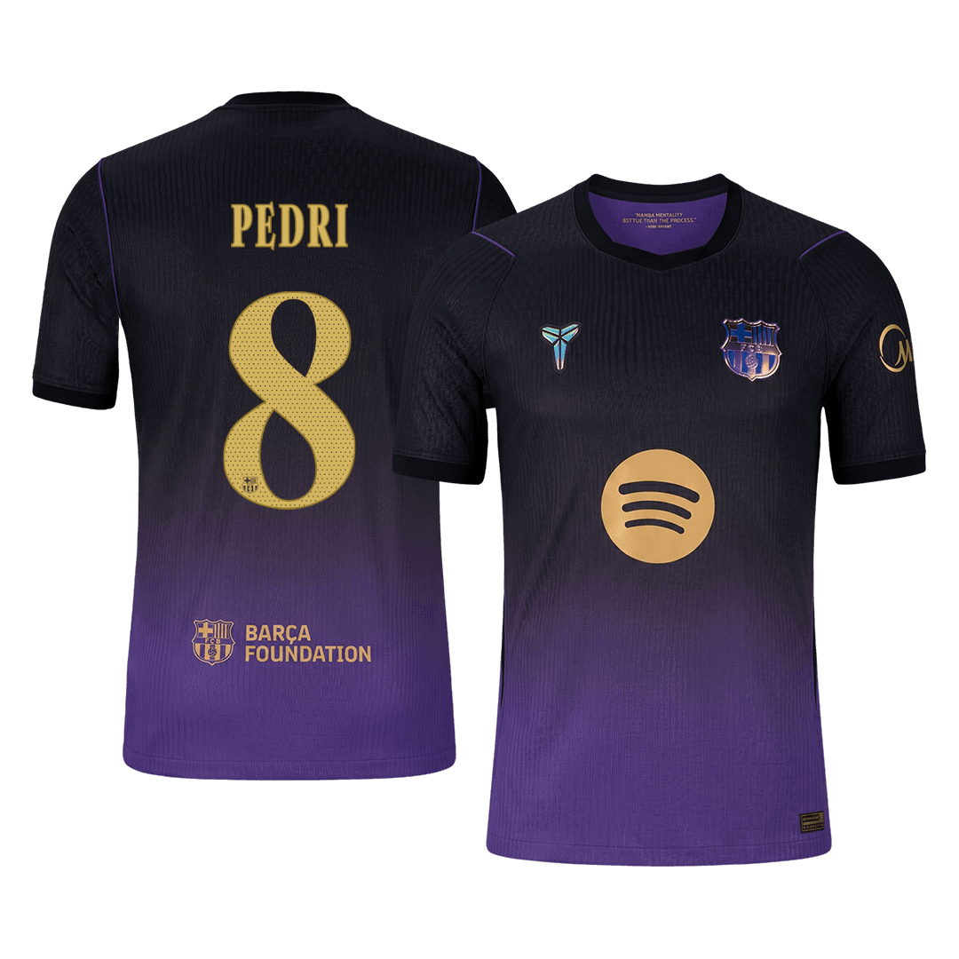 Barcelona Auswärtstrikot 2026/27 – PEDRI #8 – UCL (Spielerversion)