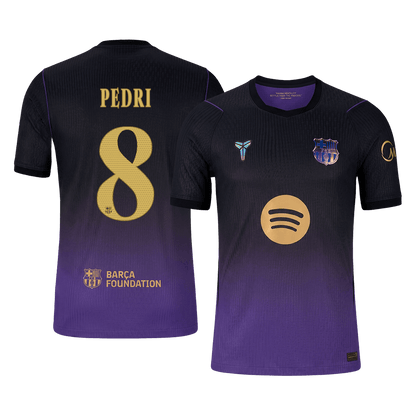 Barcelona Auswärtstrikot 2026/27 – PEDRI #8 – UCL (Spielerversion)