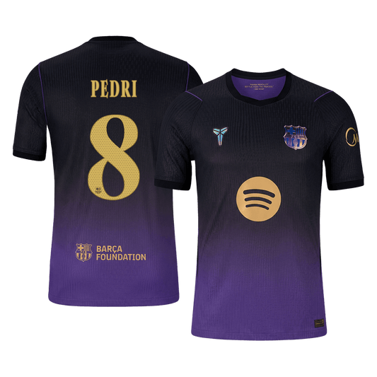 Barcelona Auswärtstrikot 2026/27 – PEDRI #8 – UCL (Spielerversion)