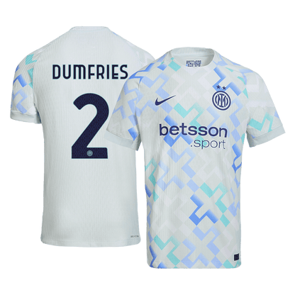 Maglia Inter Milan Versione Giocatore Trasferta 2025/26 DUMFRIES #2 Slim Fit